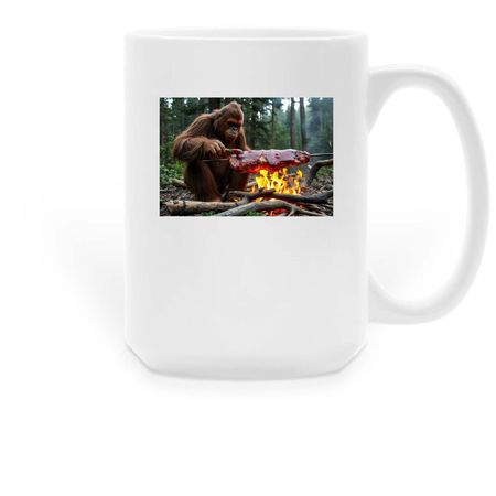 Forest Food Lover, a White Large Coffee Mug