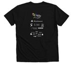 2026 Pride Prom, a Solid Black Blend Premium V-Neck Tee (back-view)