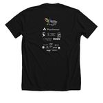 2026 Pride Prom, a Solid Black Blend Premium Unisex Tee (back-view)