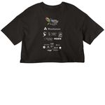 2026 Pride Prom, a Black Women?s Cropped Cotton Tee (back-view)