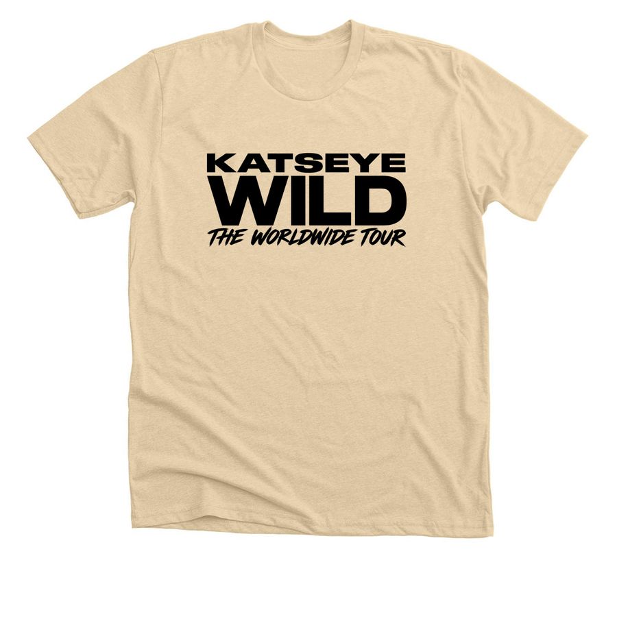 Katseye Tour Merch, a Heather Soft Cream Premium Unisex Tee