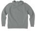 Limited Edition Anniversary Hoodie - Organic, a Aluminum Grey Heather Allmade Organic CVC Pullover Hoodie (back-view)