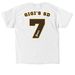 GiGi?s Friar Tee ? 7 Years Strong (White), a White Classic Unisex Tee (back-view)