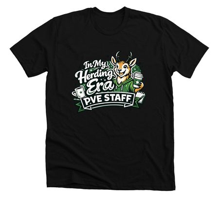 Tops - STAFF 'Herding Era'&nbsp;, a Solid Black Blend Premium Unisex Tee