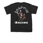 Adaptive Racing&nbsp;, a Black Youth Unisex Tee (back-view)
