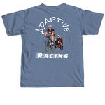 Adaptive Racing&nbsp;, a Blue Jean Comfort Colors Unisex Tee (back-view)