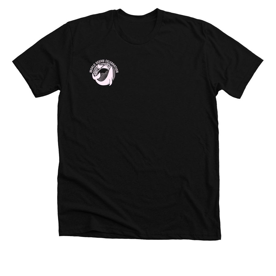 World Ocean Celebration #3, a Solid Black Blend Premium Unisex Tee