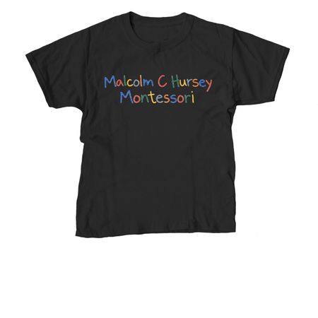 Colorful Name, a Black Youth Unisex Tee