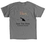 Coalition to Save Catalina Island Deer, a Charcoal Classic Unisex Tee (back-view)