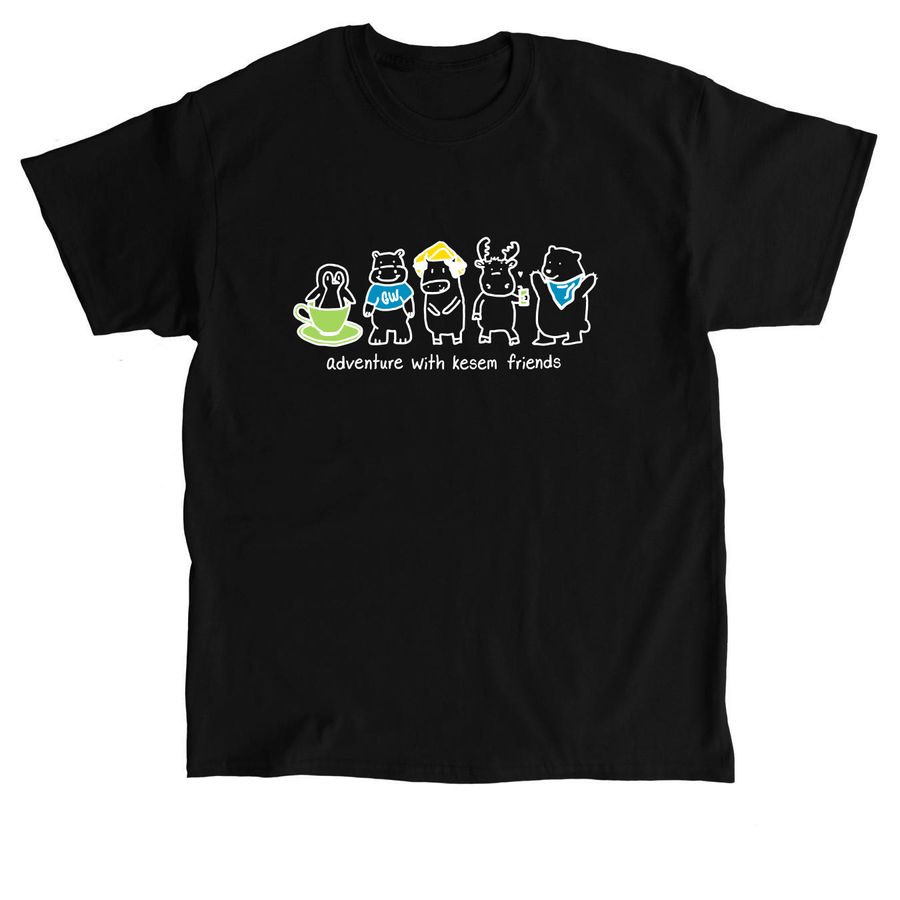 Kesem Friends T-Shirt, a Black Classic Unisex Tee