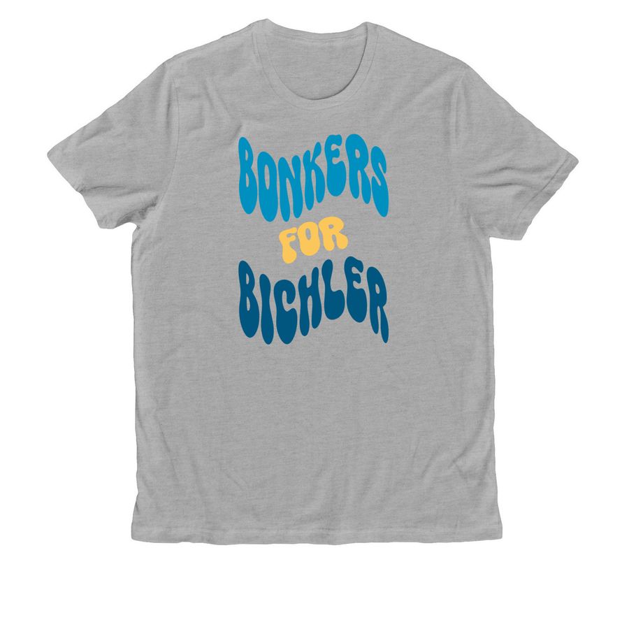 We are Bonkers for Jessica Bichler!, a Granite Grey Heather Allmade Organic Cotton Unisex Tee