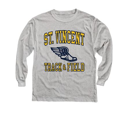 STV Track & Field Vintage - 2026, a Sport Grey Youth Long Sleeve Tee