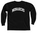 MONARCHS LONG SLEEVE, a Black Comfort Colors Long Sleeve Tee
