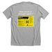 BGC-3&nbsp;, a Athletic Heather Premium Unisex Tee (back-view)