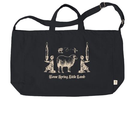 M&TM - CREAM/BLACK Tote Bag, a Black Reclaimist G2G Tote Bag