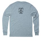 Matriarchy Rocks SHIRTS, a I Like You Blue Allmade Eco Triblend Long Sleeve Tee (back-view)