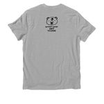 Matriarchy Rocks SHIRTS, a Granite Grey Heather Allmade Organic Cotton Unisex Tee (back-view)