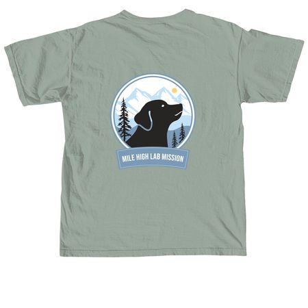 "Don't Stop Retrieving" MHLM Shirts & Tanks, a Bay Comfort Colors Unisex Tee (back-view)