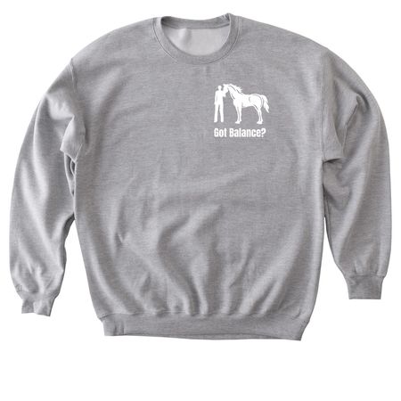 Got Balance?, a Sport Grey Softstyle Crewneck Sweatshirt