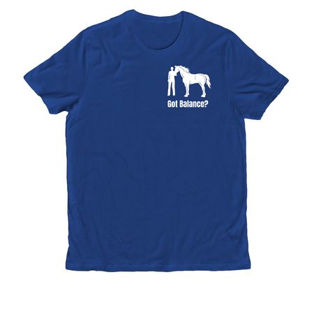 Got Balance?, a Andromeda Blue Allmade Organic Cotton Unisex Tee