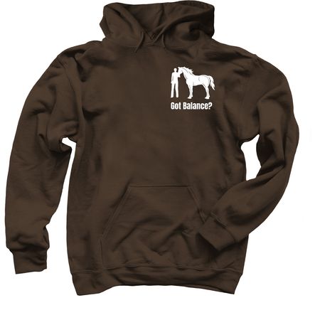 Got Balance?, a Dark Chocolate Pullover Hoodie