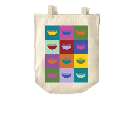 Gleaners Pop Art Tote Bag, a Natural Over-the-Shoulder Shopping Tote Bag