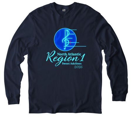 Region One Love, a Night Sky Navy Allmade Organic Cotton Long Sleeve Tee