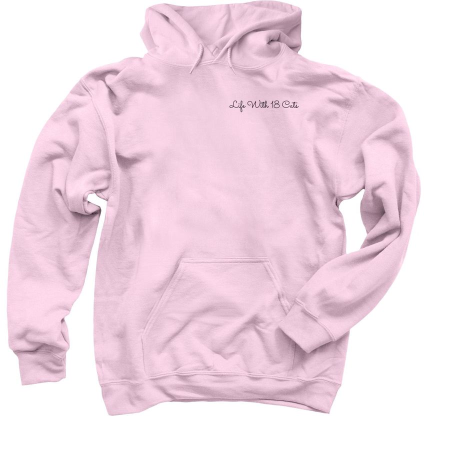 TeamKitties2025, a Light Pink Pullover Hoodie