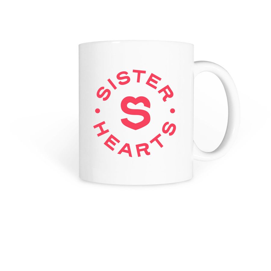 SisterHearts Coffee Mug, a White Coffee Mug