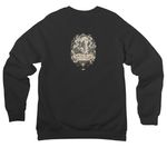 Home, a Black Premium Raglan Crewneck Sweatshirt (back-view)