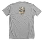 Home, a Athletic Heather Premium Unisex Tee (back-view)