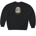 Home, a Black Softstyle Crewneck Sweatshirt (back-view)