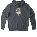 Home, a Terrain Grey Allmade Organic French Terry Pullover Hoodie (back-view)