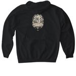 Home, a Black Gildan Softstyle Pullover Hoodie (back-view)