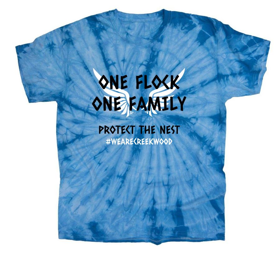One Flock Day @ CWHS, a Baby Blue Classic Tie Dye Tee