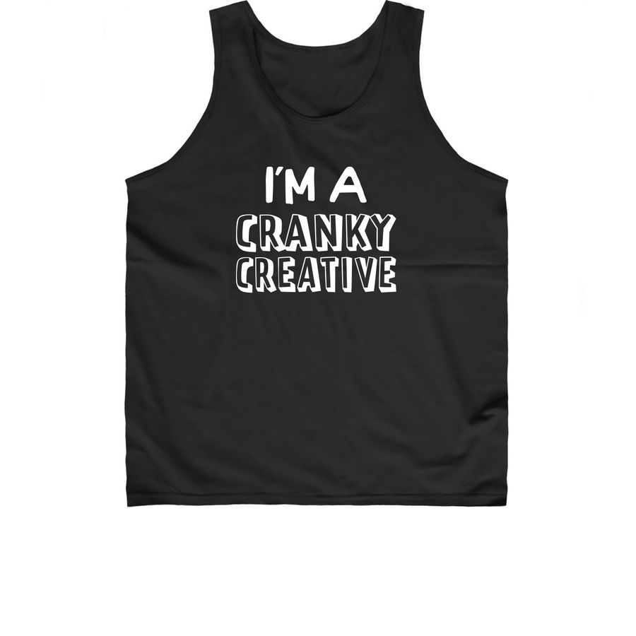 I'm A Cranky Creative, a Black Classic Unisex Tank Top