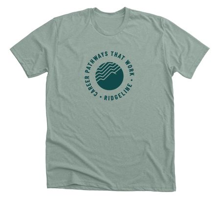 Ridgeline Specialty Tees and Hoodies, a Heather Sage Premium Unisex Tee