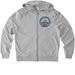 Pilgrim Edward Doty Society - Hoodie, a Granite Grey Heather Allmade Organic French Terry Zip Up Hoodie