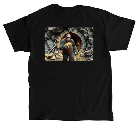 Sasquatch Gold Mine, a Black Classic Unisex Tee