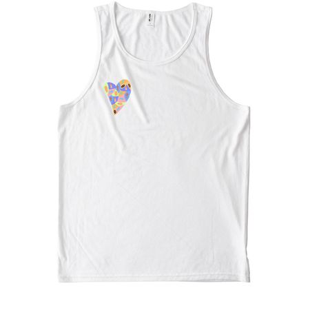 Romans 8:39, a Bright White Allmade Eco Triblend Tank