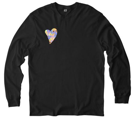 Romans 8:39, a Deep Black Allmade Organic Cotton Long Sleeve Tee