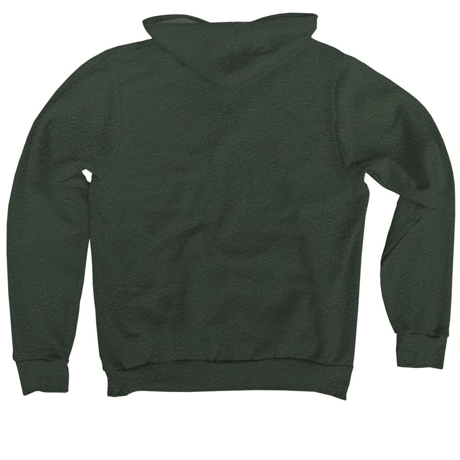 Preparing A Place, a Heather Forest Premium Pullover Hoodie (back-view)