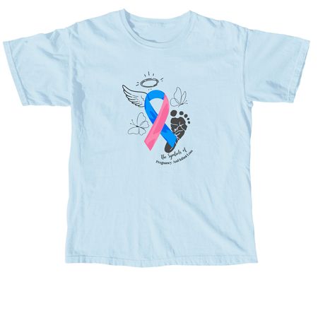 Symbols of PAIL, a Chambray Comfort Colors Unisex Tee
