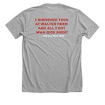 Tier 4, a Athletic Heather Premium Unisex Tee (back-view)