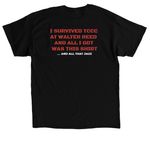 Tier 4, a Black Classic Unisex Tee (back-view)