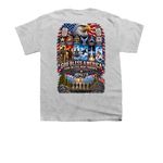 Premium 6 branches one purpose, a Sport Grey Youth Unisex Tee (back-view)