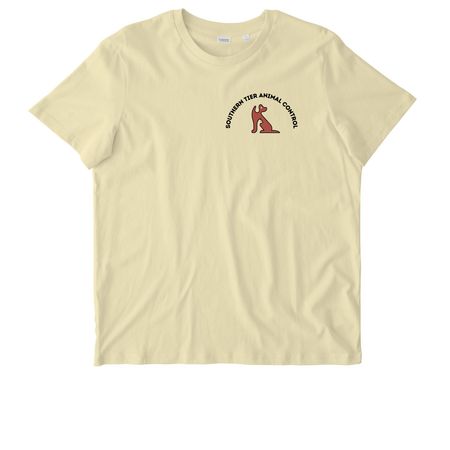 VP of Snack Distributions, a Butter Stanley/Stella Unisex Crafter Tee (back-view)