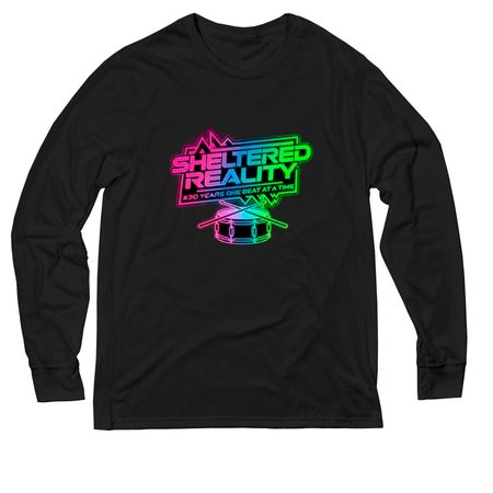 30th Anniversary Apparel 7&nbsp;, a Deep Black Allmade Eco Triblend Long Sleeve Tee