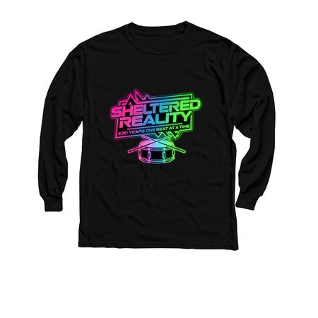 30th Anniversary Apparel 7&nbsp;, a Black Youth Long Sleeve Tee