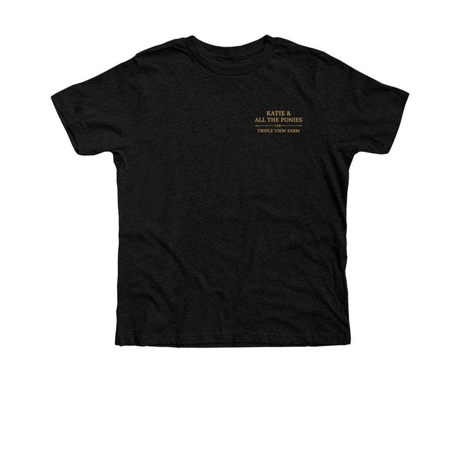Katie | TVF Equestrian Team Apparel, a Black Heather Premium Youth Tee